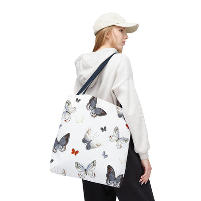 Butterfly Pattern Tote Bag — Lightweight Floral Tote for Everyday Use