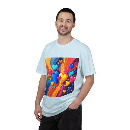 Colorful Heart Rainbow T‑Shirt