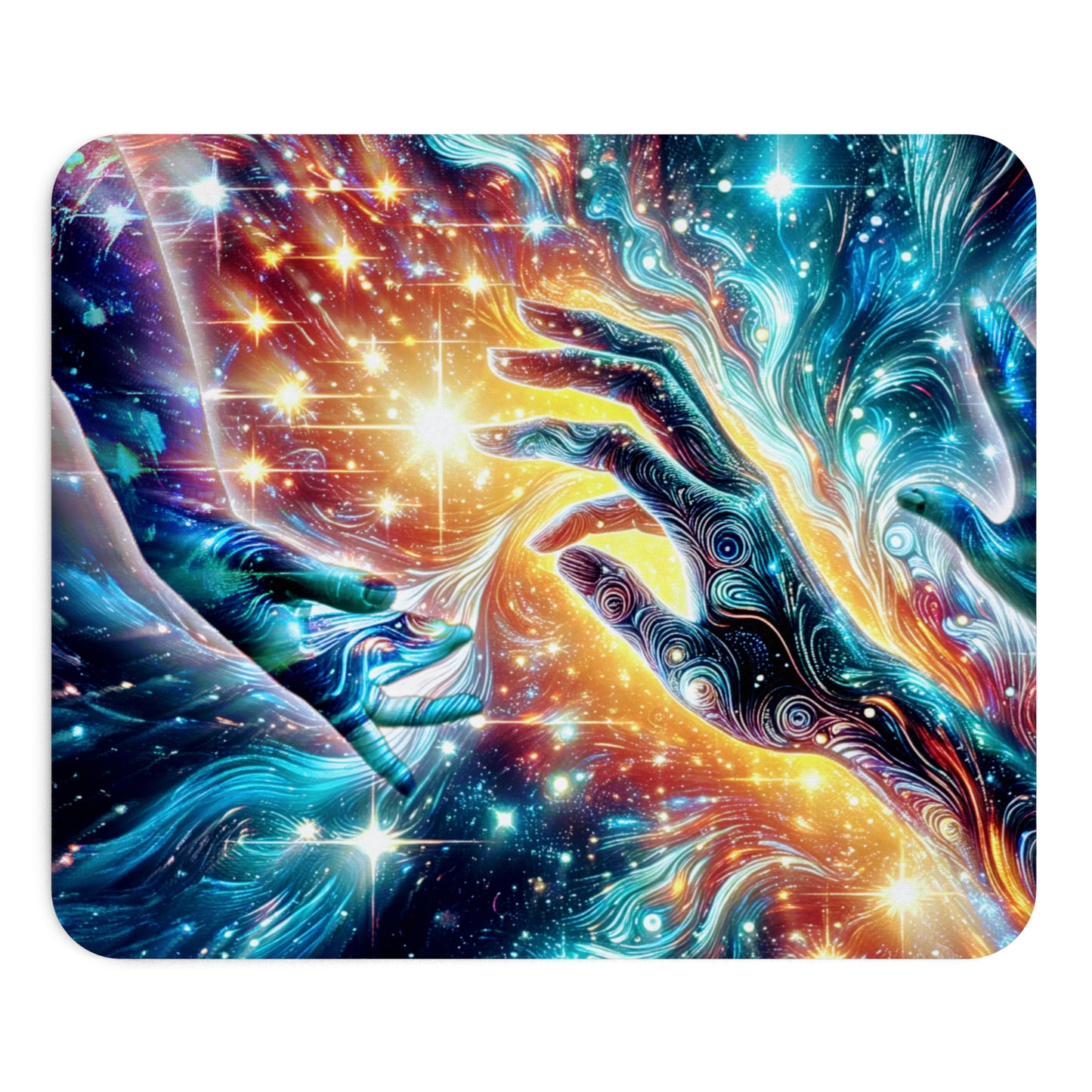 Galaxy Creation Mauspad – Kosmische Kunst-Schreibtischunterlage für Gamer und Kreative