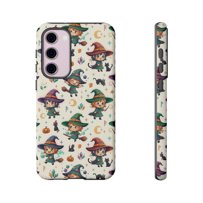 Samsung Handyhülle mit Hexenmotiv für Kinder – Niedliche Halloween-iPhone-Hülle