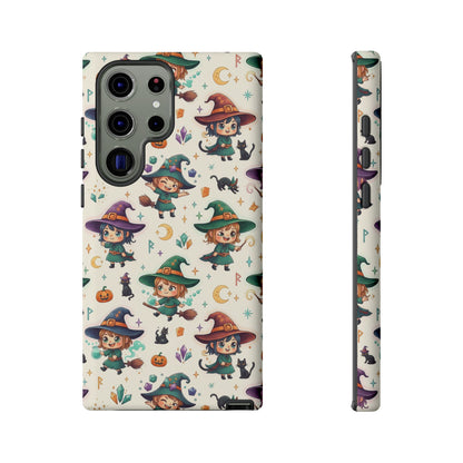 Samsung Handyhülle mit Hexenmotiv für Kinder – Niedliche Halloween-iPhone-Hülle