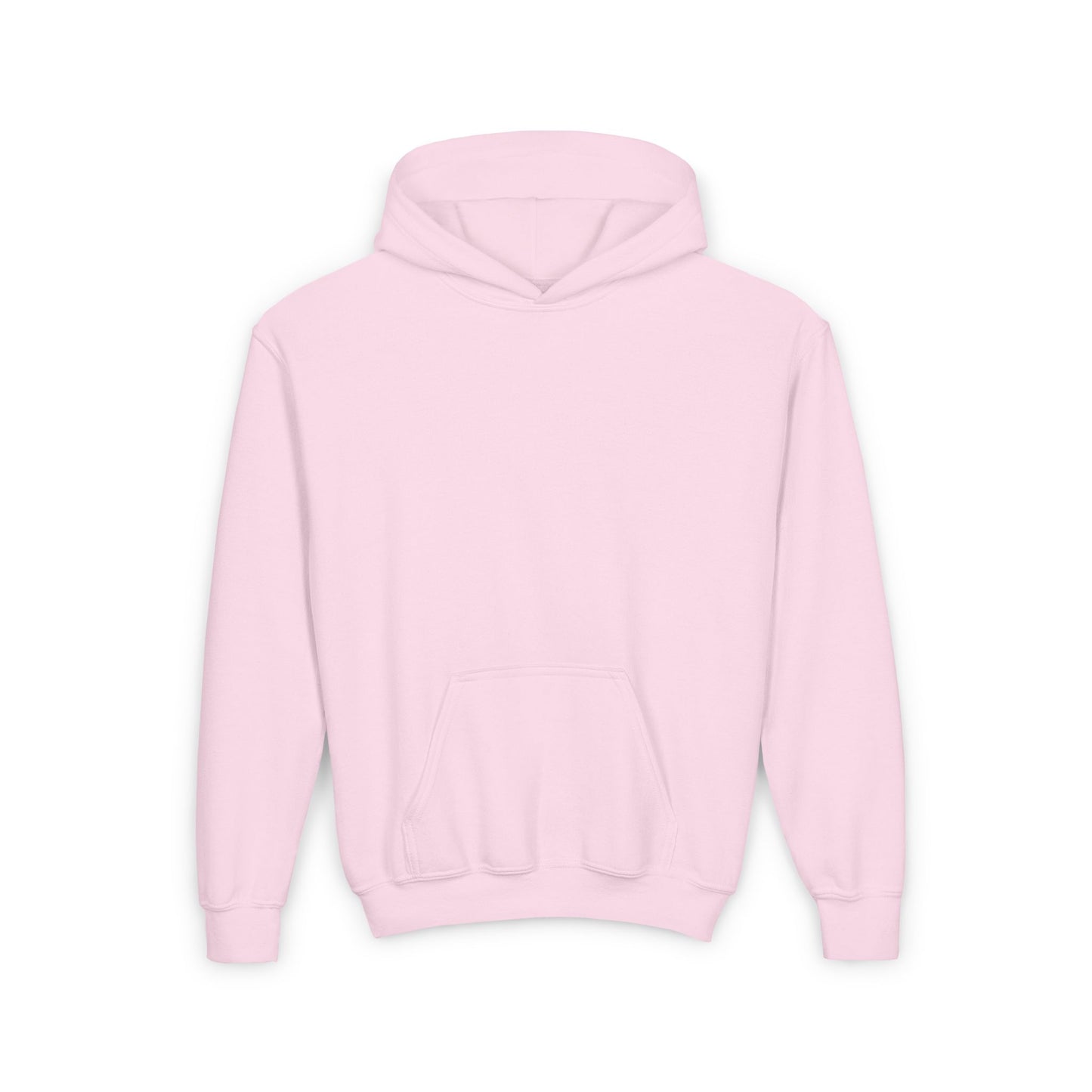 Youth Hoodie — Cute White Bunny in Snowback Graphic