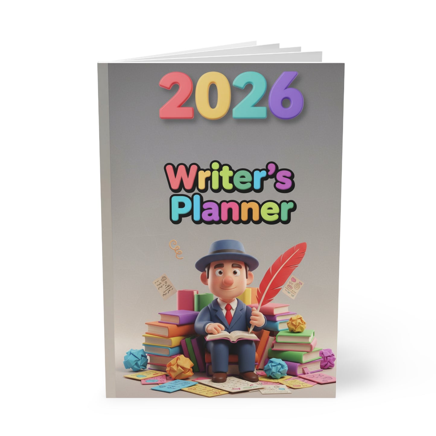 2026 Writer's Planner Notebook — A5 Softcover Writer’s Planner & Journal