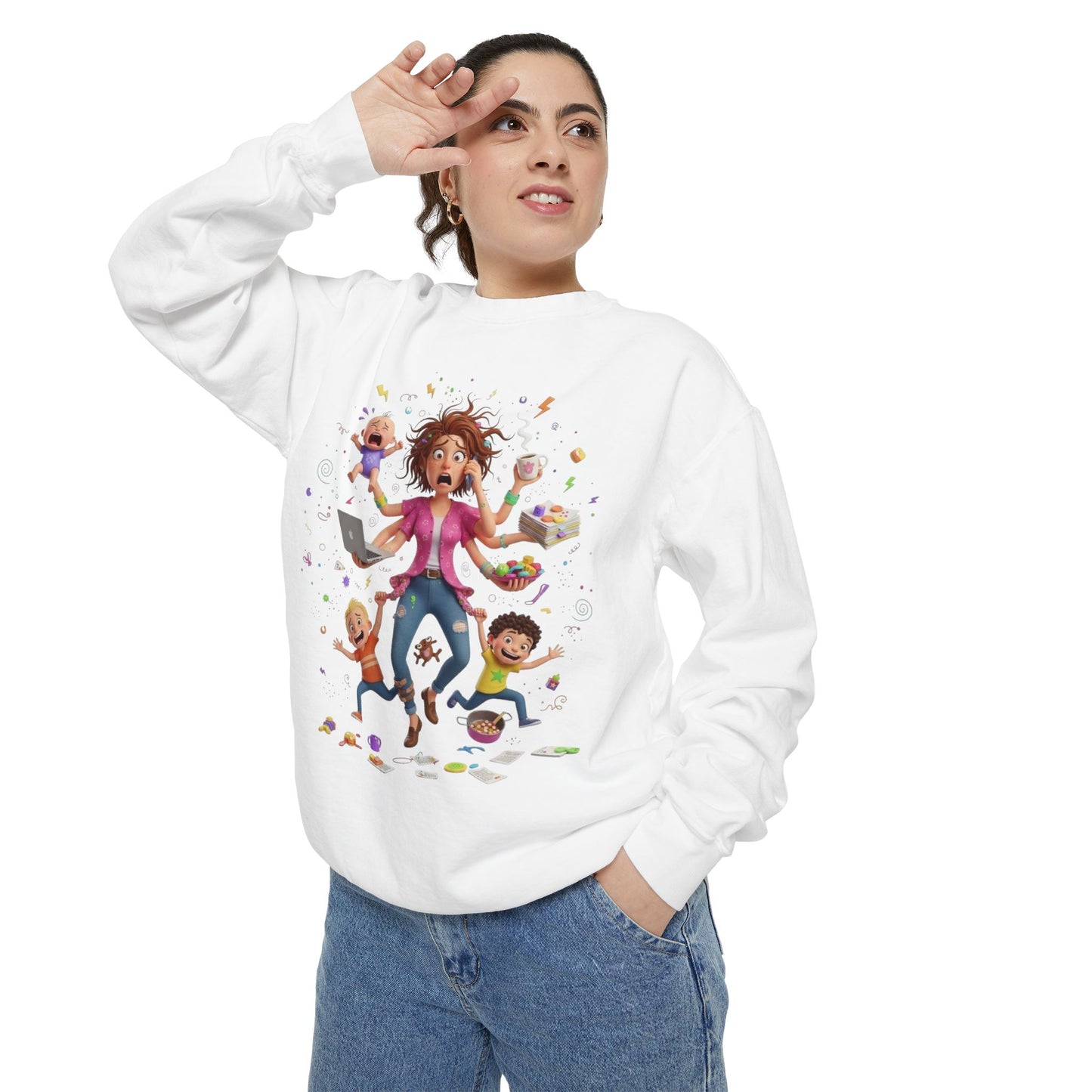 Unisex Garment-Dyed Sweatshirt