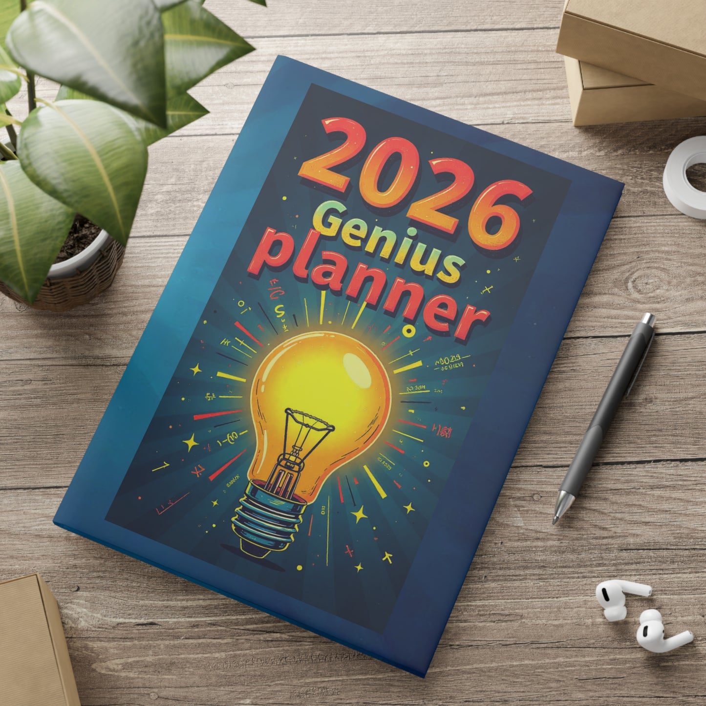 2026 Genius Planner Hardcover Notebook