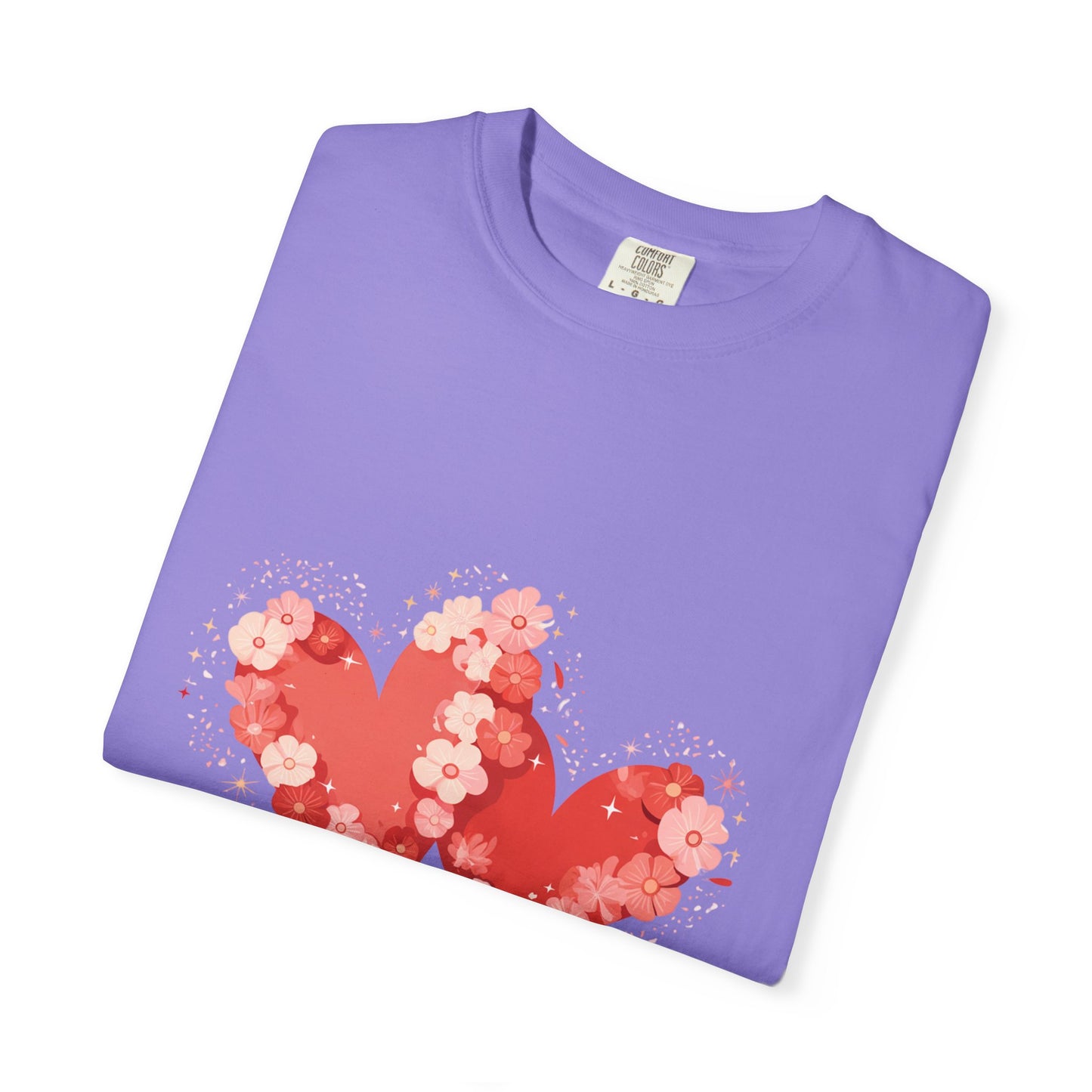 Love Blooms T-Shirt — Floral Heart Graphic Tee for Valentine’s Day