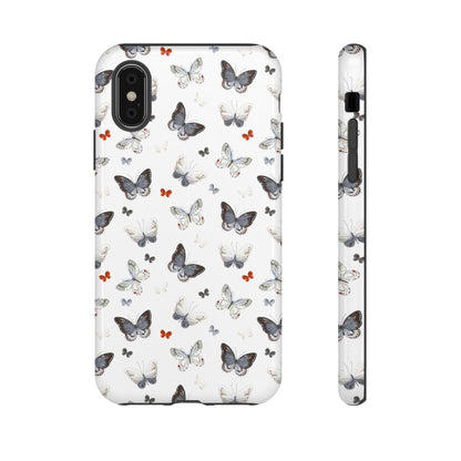 iPhone Butterfly Pattern Tough Phone Case — Protective Floral-Inspired iPhone Case