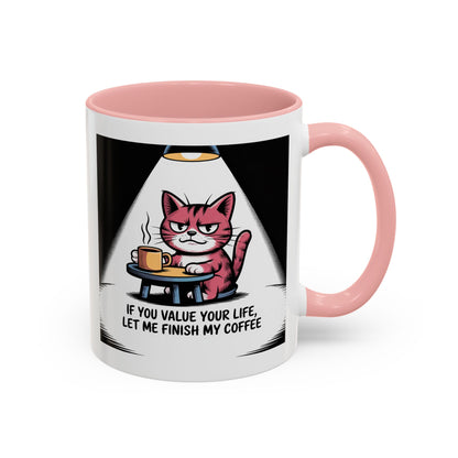Cat Lover's Accent Coffee Mug - Funny Cat Design, Unique Gift for Coffee Enthusiasts, Cute Home Decor, Perfect for Birthdays and Any [...]