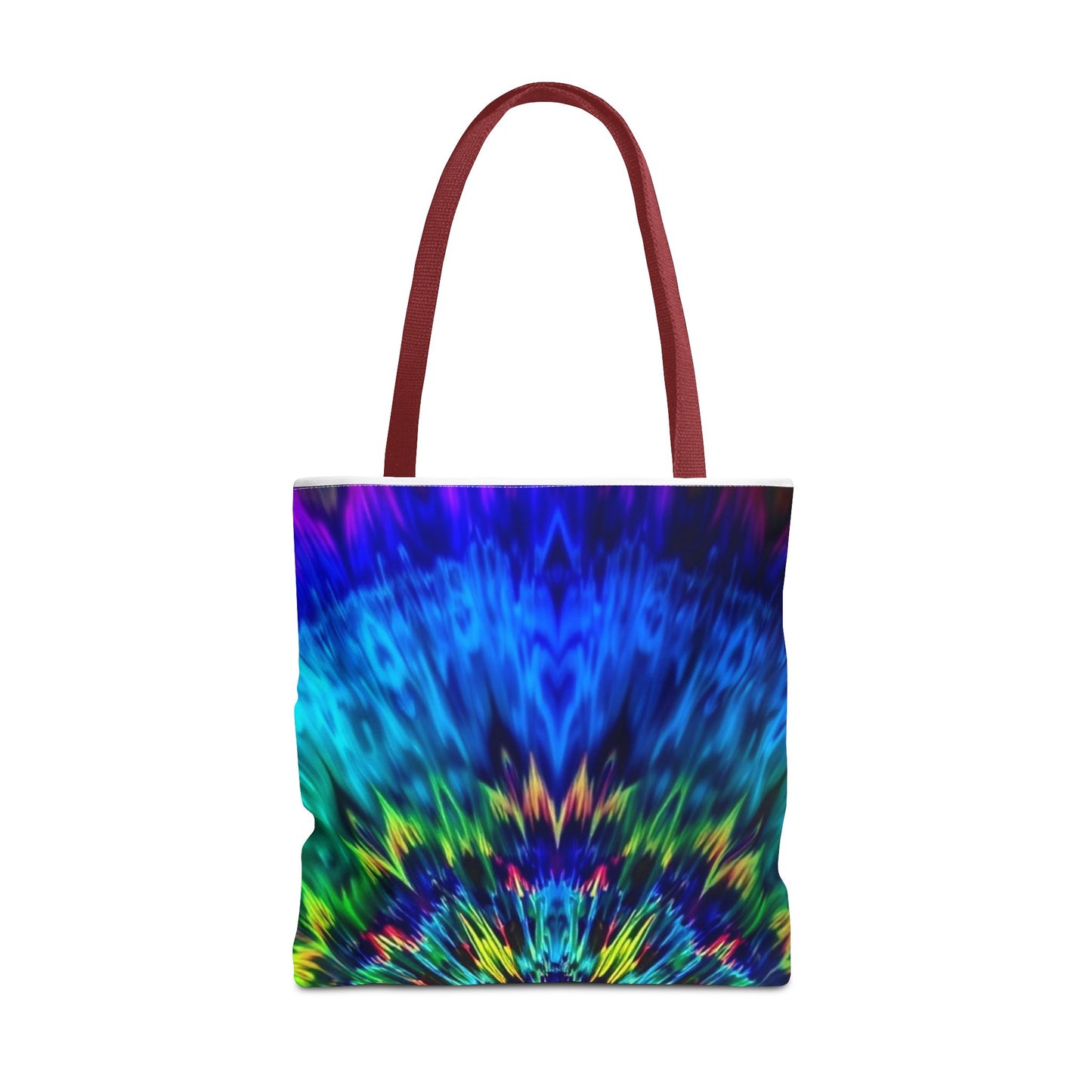Tie-Dye Kaleidoscope Tote Bag — Vibrant All-Over Print Beach & Market Bag