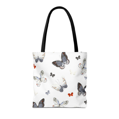 Butterfly Pattern Tote Bag — Lightweight Floral Tote for Everyday Use