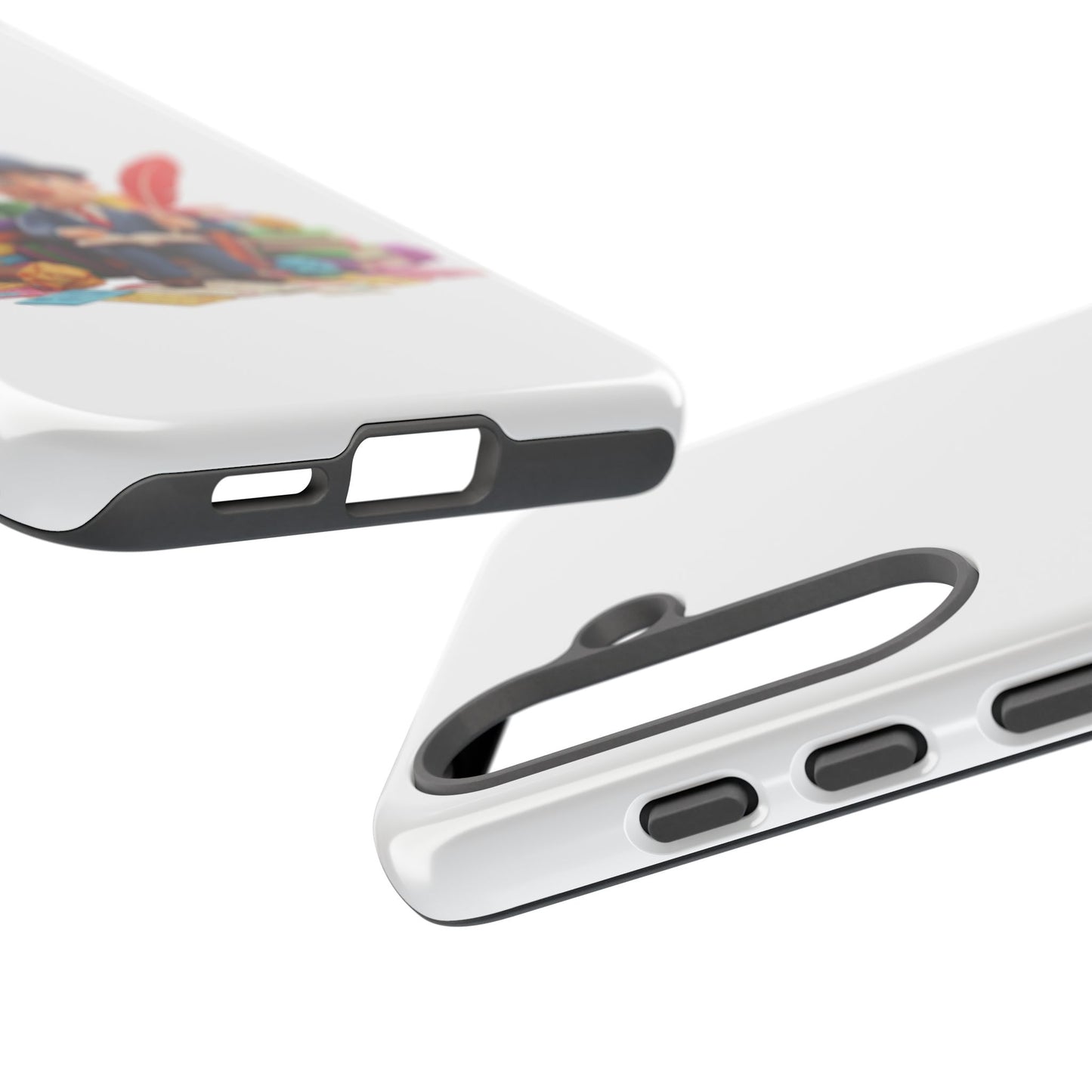 Samsung Bookworm Illustration Phone Case — Cute Scholar with Feather Pen