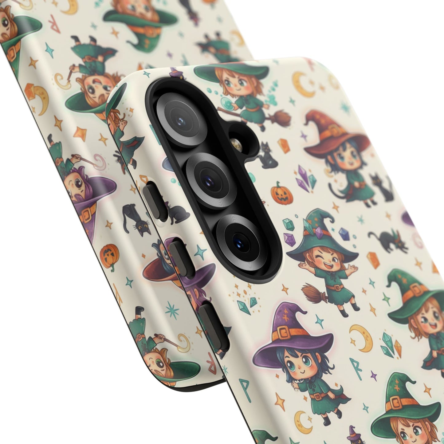 Samsung Handyhülle mit Hexenmotiv für Kinder – Niedliche Halloween-iPhone-Hülle