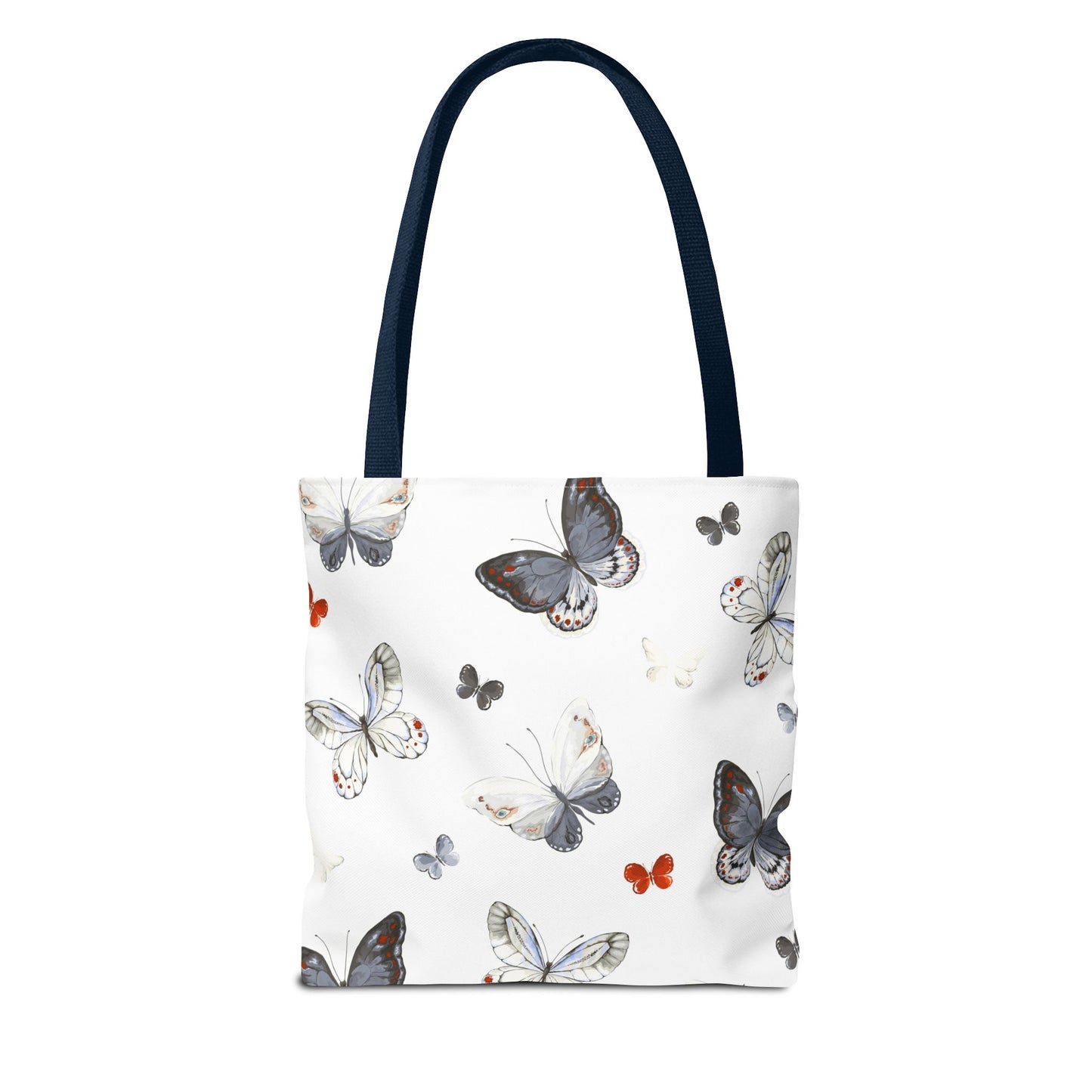 Butterfly Pattern Tote Bag — Lightweight Floral Tote for Everyday Use