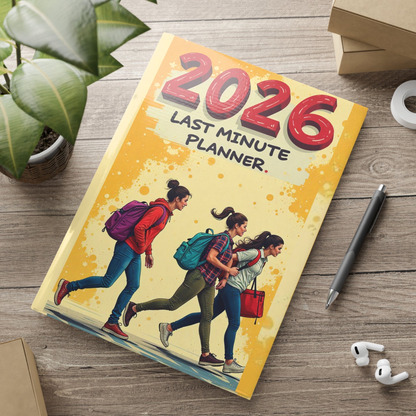 2026 Last Minute Planner Hardcover Notebook — Puffy Cover