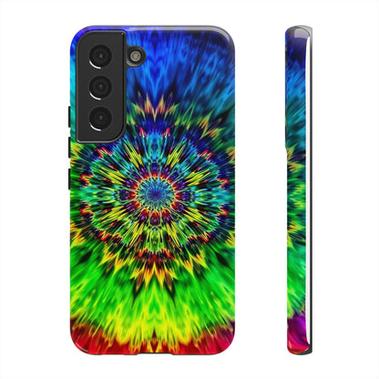 Fundas resistentes para Samsung - Funda para teléfono con mandala teñido anudado arcoíris