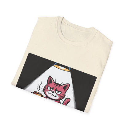 Cat Coffee T-Shirt — “If You Value Your Life, Let Me Finish My Coffee” Funny Cat Tee