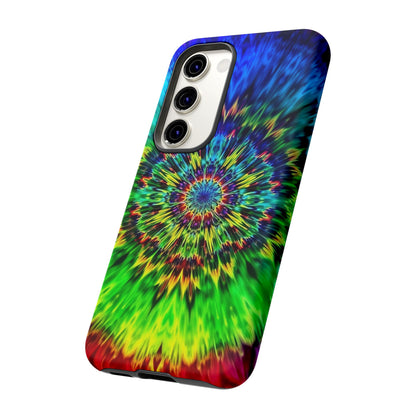 Fundas resistentes para Samsung - Funda para teléfono con mandala teñido anudado arcoíris
