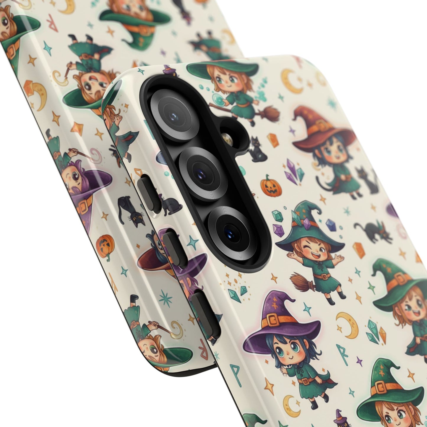 Samsung Handyhülle mit Hexenmotiv für Kinder – Niedliche Halloween-iPhone-Hülle