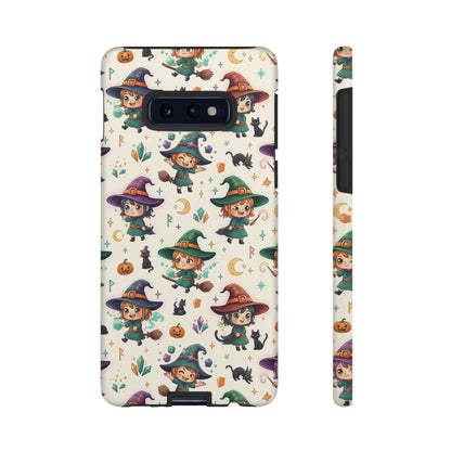 Samsung Handyhülle mit Hexenmotiv für Kinder – Niedliche Halloween-iPhone-Hülle