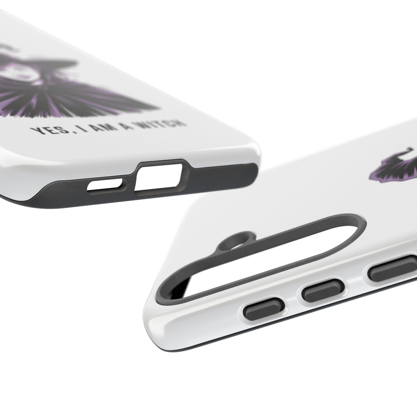 Funda para Samsung — «Sí, soy una bruja» con ilustración de bruja