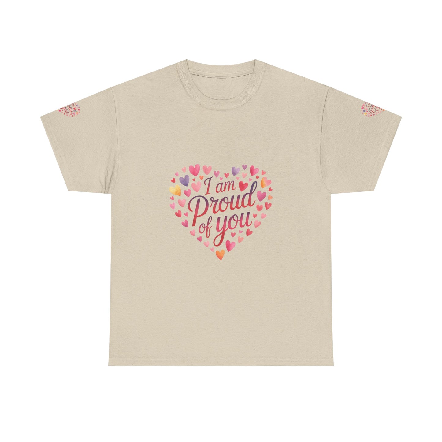 Proud of You Heart T‑Shirt with embroidery