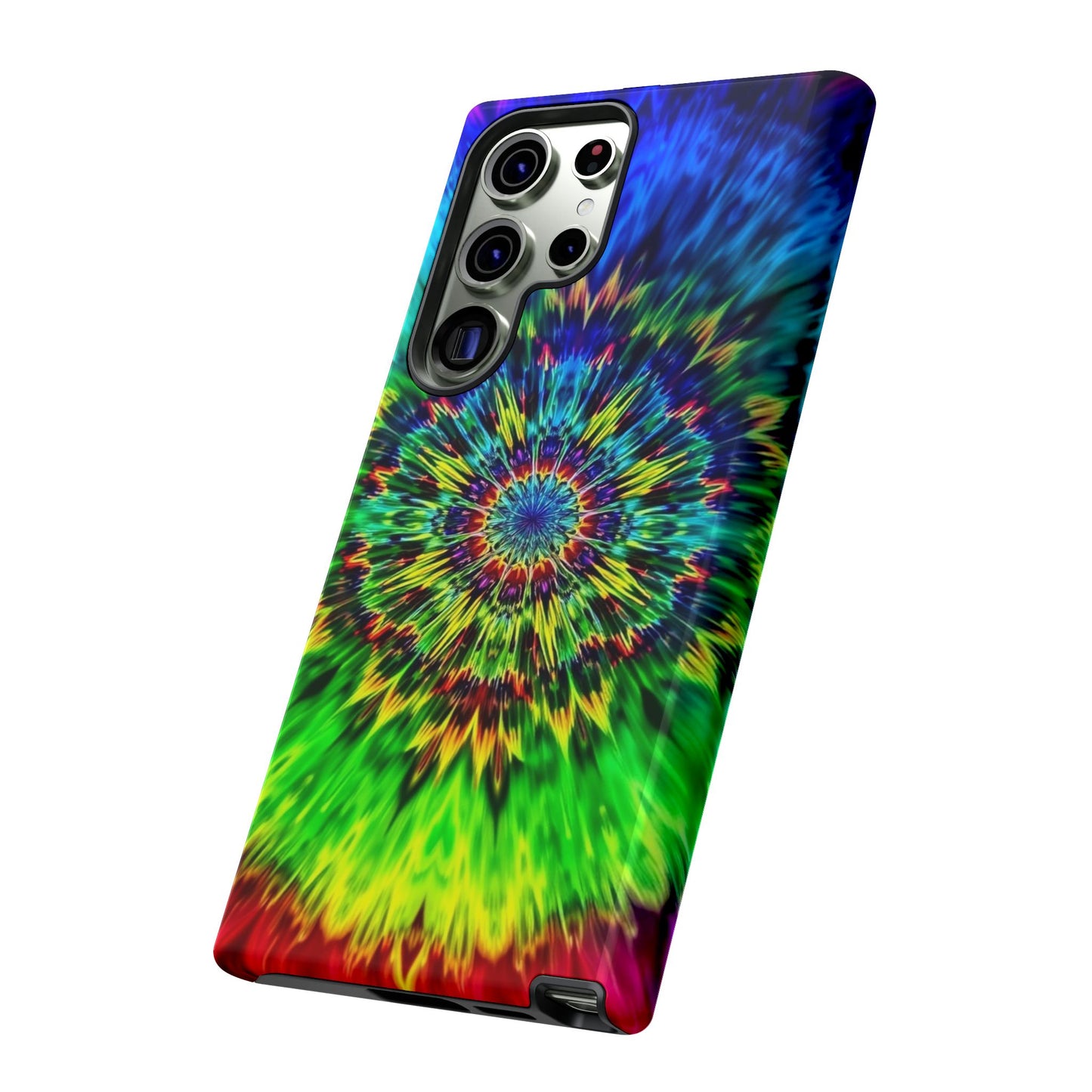 Fundas resistentes para Samsung - Funda para teléfono con mandala teñido anudado arcoíris