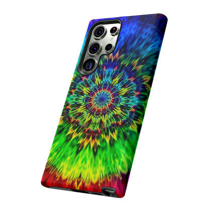 Fundas resistentes para Samsung - Funda para teléfono con mandala teñido anudado arcoíris