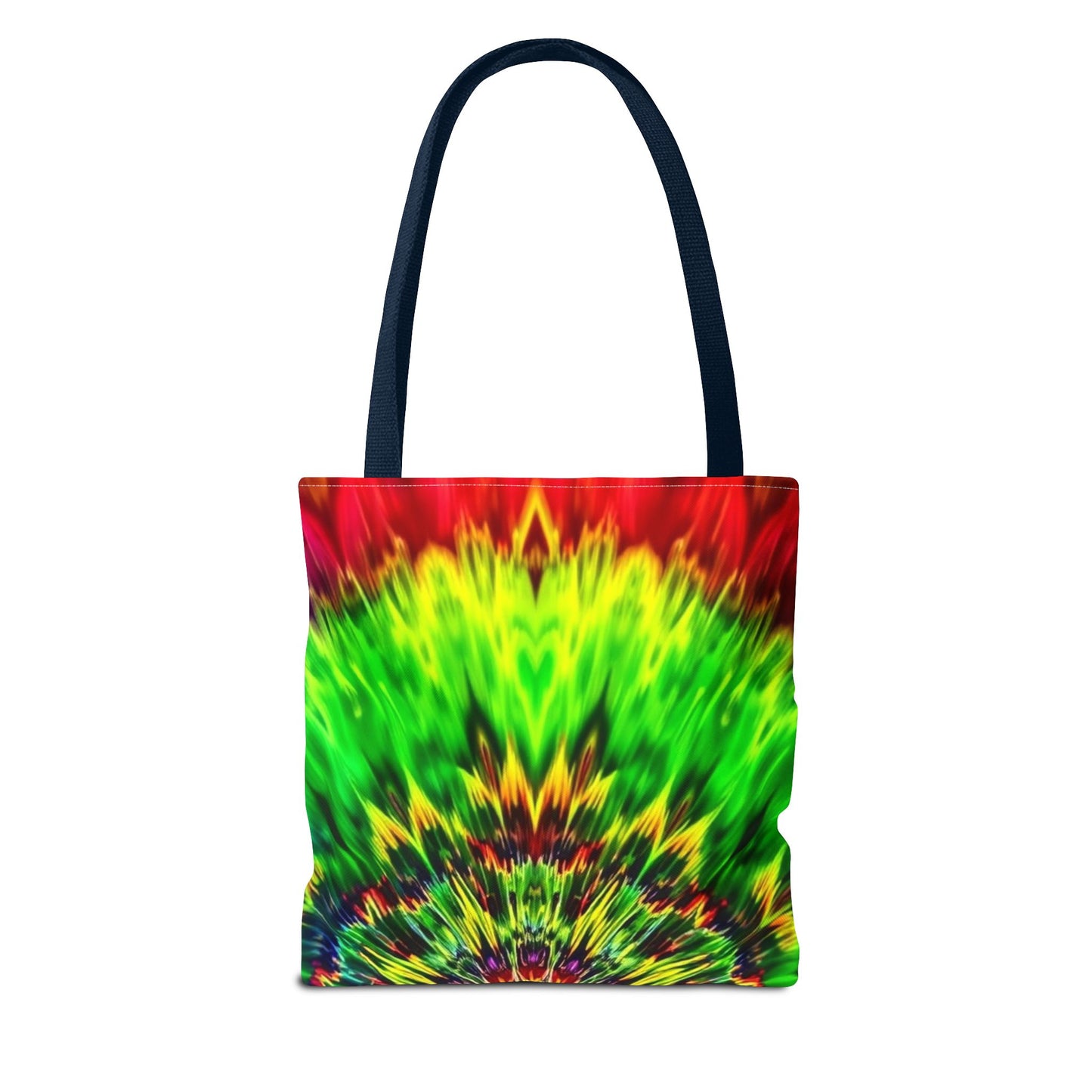 Tie-Dye Kaleidoscope Tote Bag — Vibrant All-Over Print Beach & Market Bag