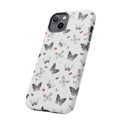 iPhone Butterfly Pattern Tough Phone Case — Protective Floral-Inspired iPhone Case