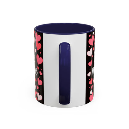 Valentine "Be Mine" Accent Coffee Mug