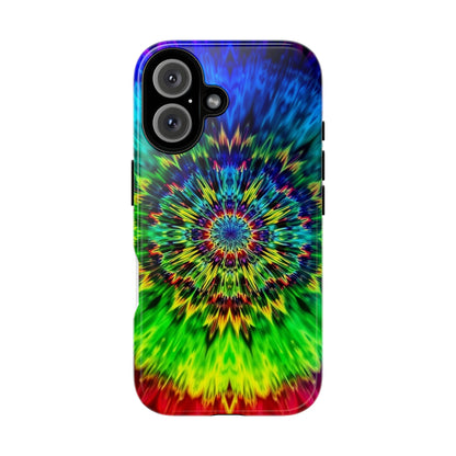 Tough Case — Vivid Tie-Dye Kaleidoscope Phone Case