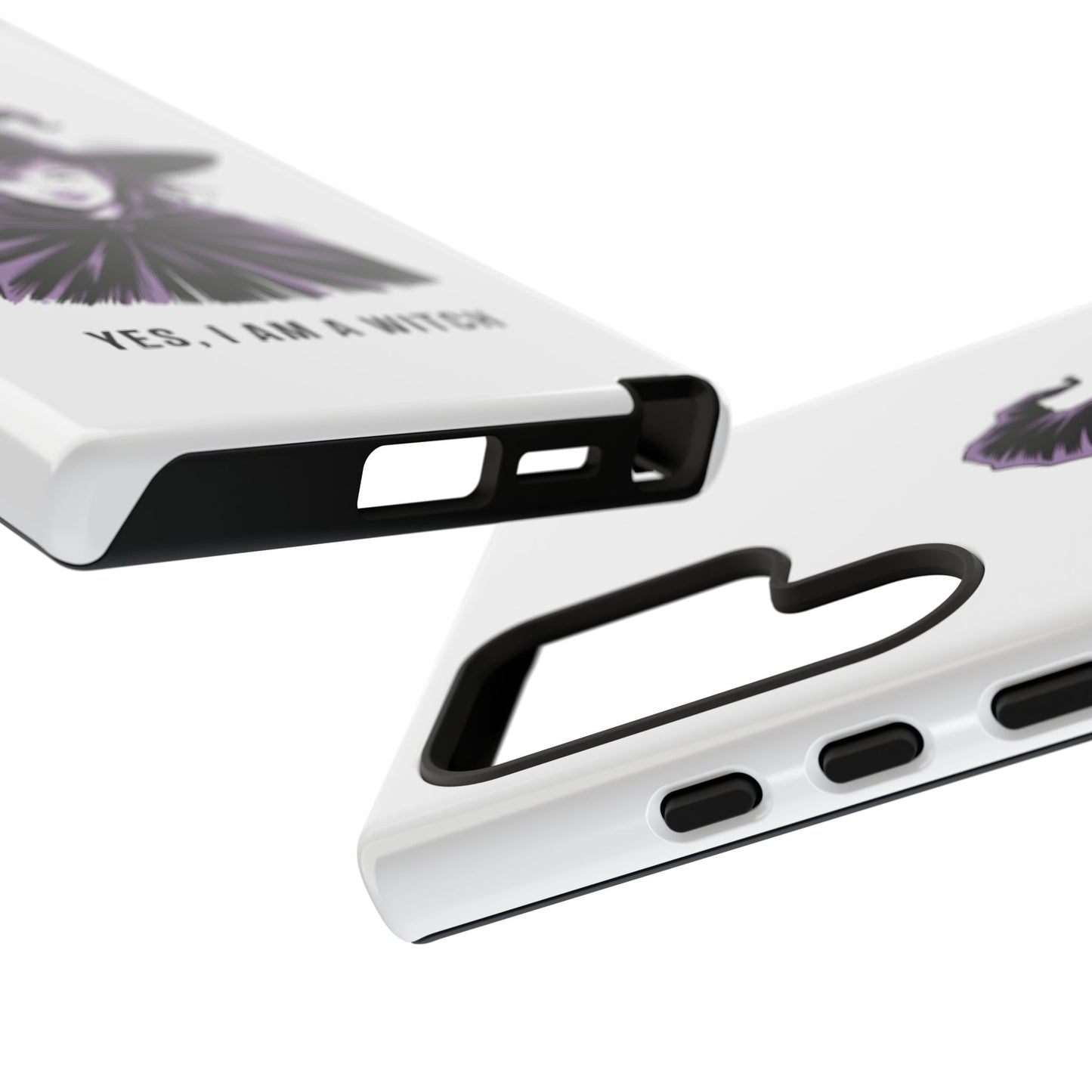 Funda para Samsung — «Sí, soy una bruja» con ilustración de bruja