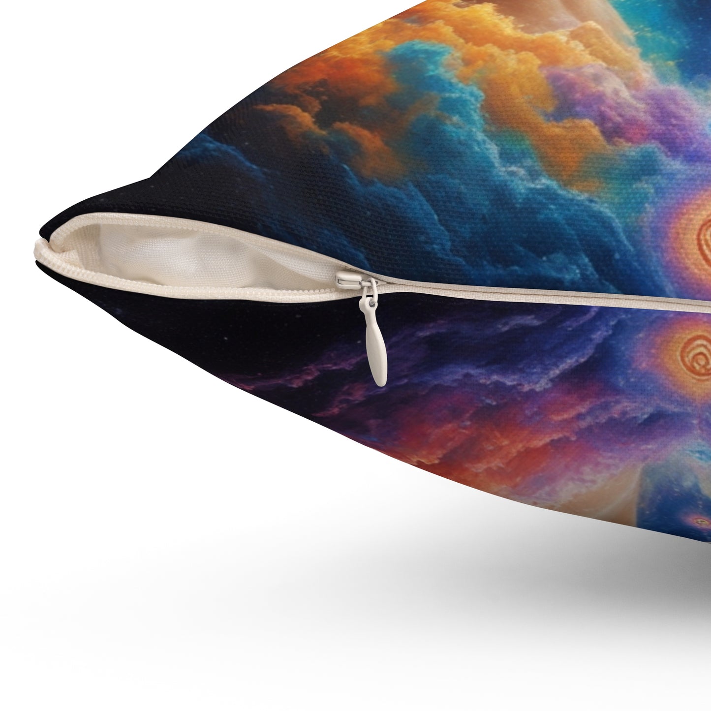 Mystic Soulmates Pillow — Ethereal Lovers Decorative Throw Pillow