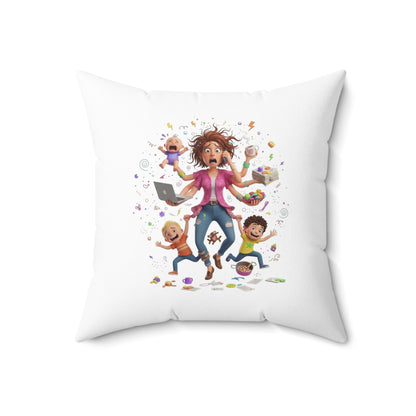 Cojín decorativo "Mamá ocupada y caótica" — Funny Mom Life