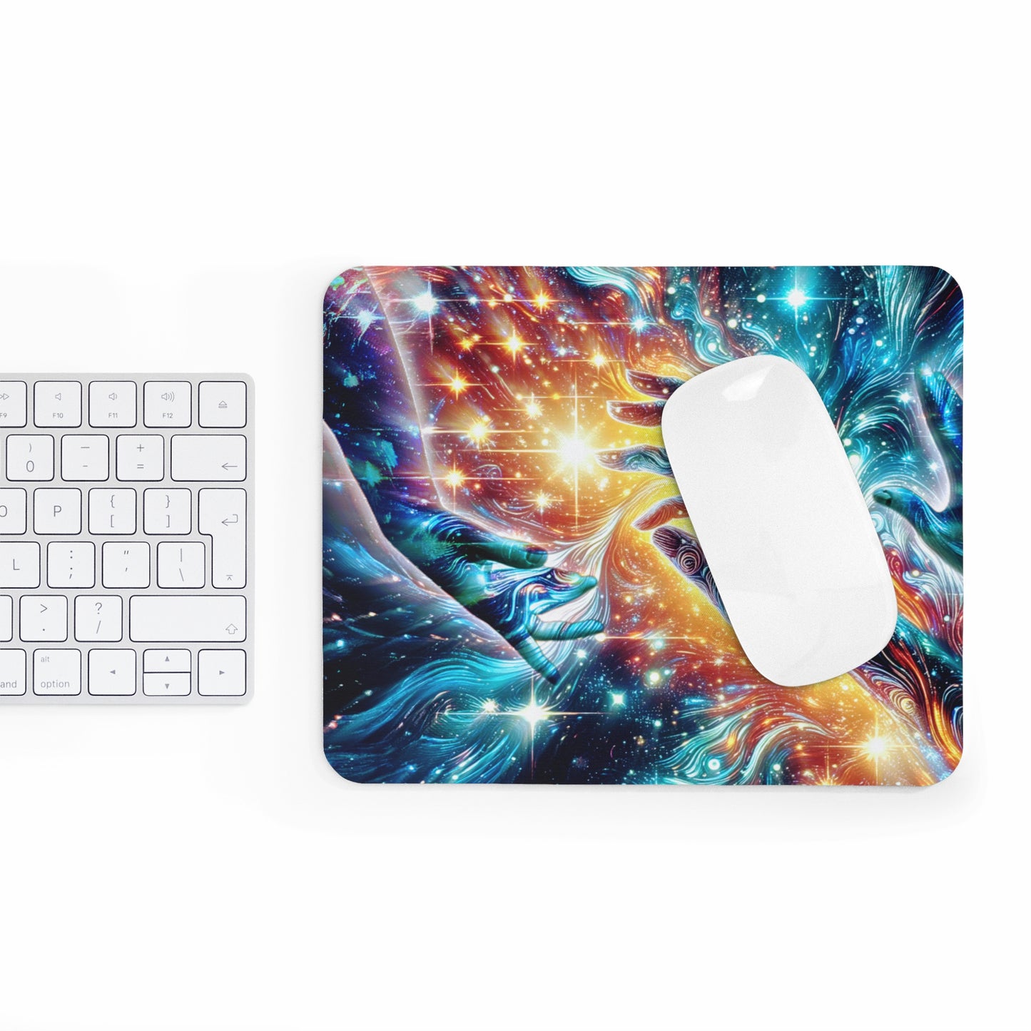 Galaxy Creation Mauspad – Kosmische Kunst-Schreibtischunterlage für Gamer und Kreative
