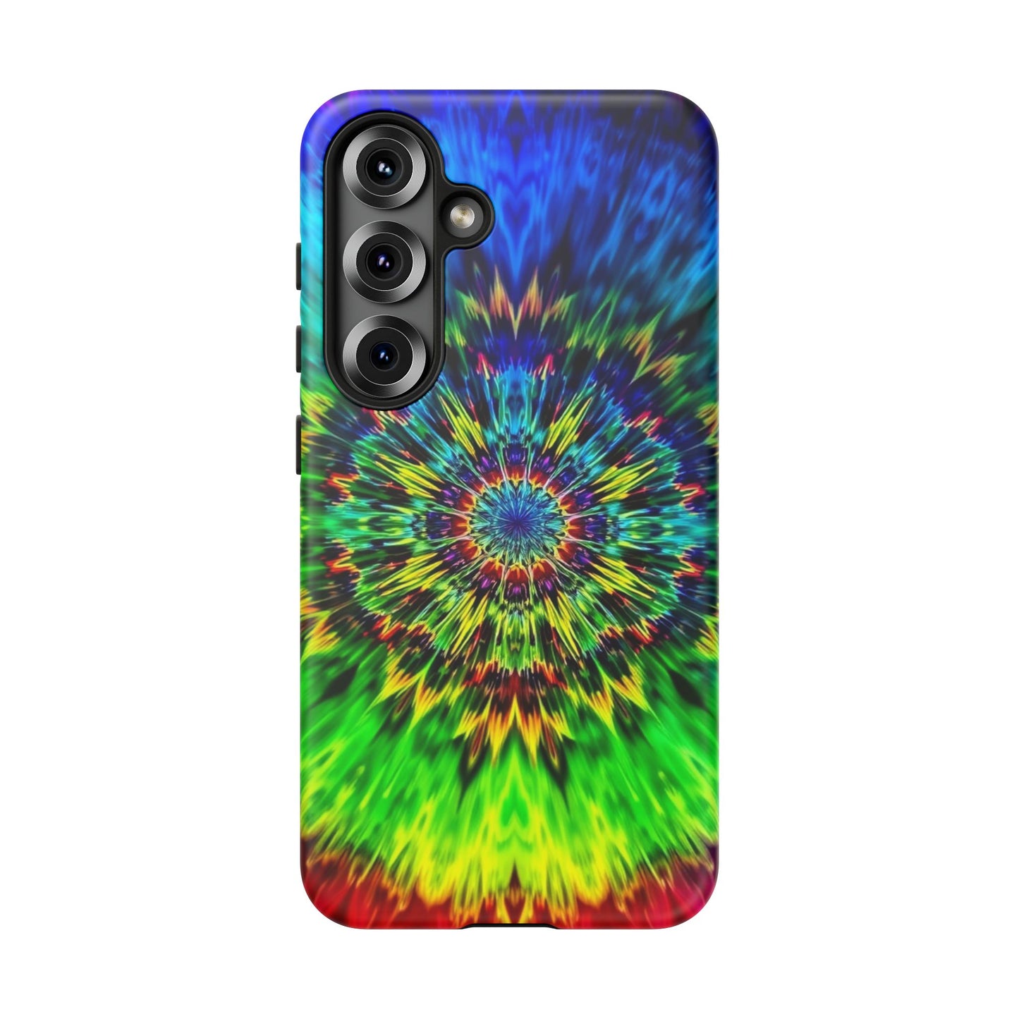 Fundas resistentes para Samsung - Funda para teléfono con mandala teñido anudado arcoíris