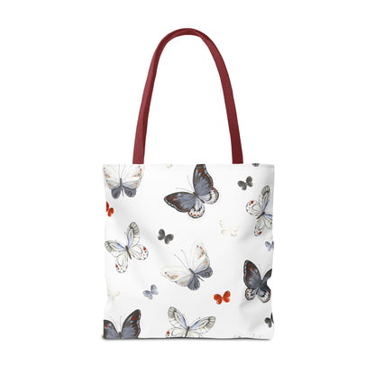 Butterfly Pattern Tote Bag — Lightweight Floral Tote for Everyday Use
