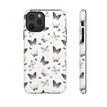 iPhone Butterfly Pattern Tough Phone Case — Protective Floral-Inspired iPhone Case