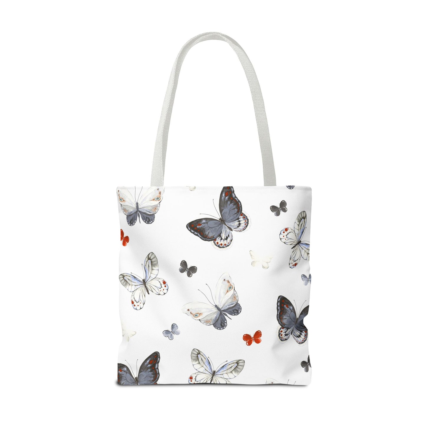 Butterfly Pattern Tote Bag — Lightweight Floral Tote for Everyday Use
