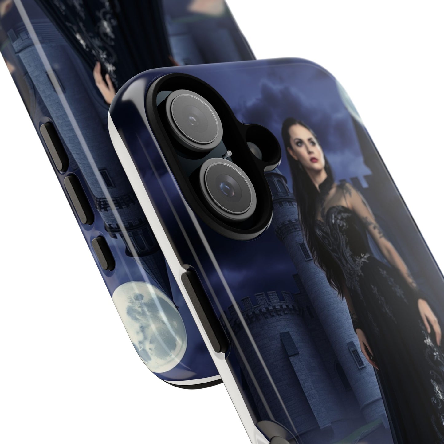 iPhone Gothic Moonlit Castle Phone Case — Elegant Dark Fantasy Protective Cover