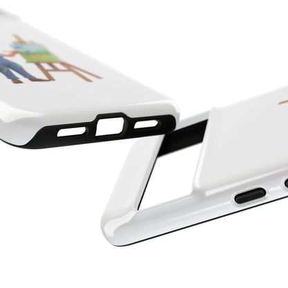 Google Artist Painting Phone Case — Cute Female Painter Illustration Phone Cover