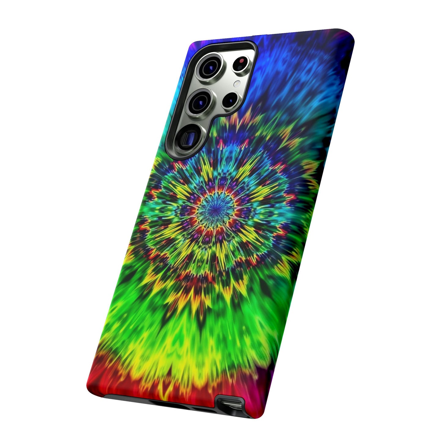 Fundas resistentes para Samsung - Funda para teléfono con mandala teñido anudado arcoíris