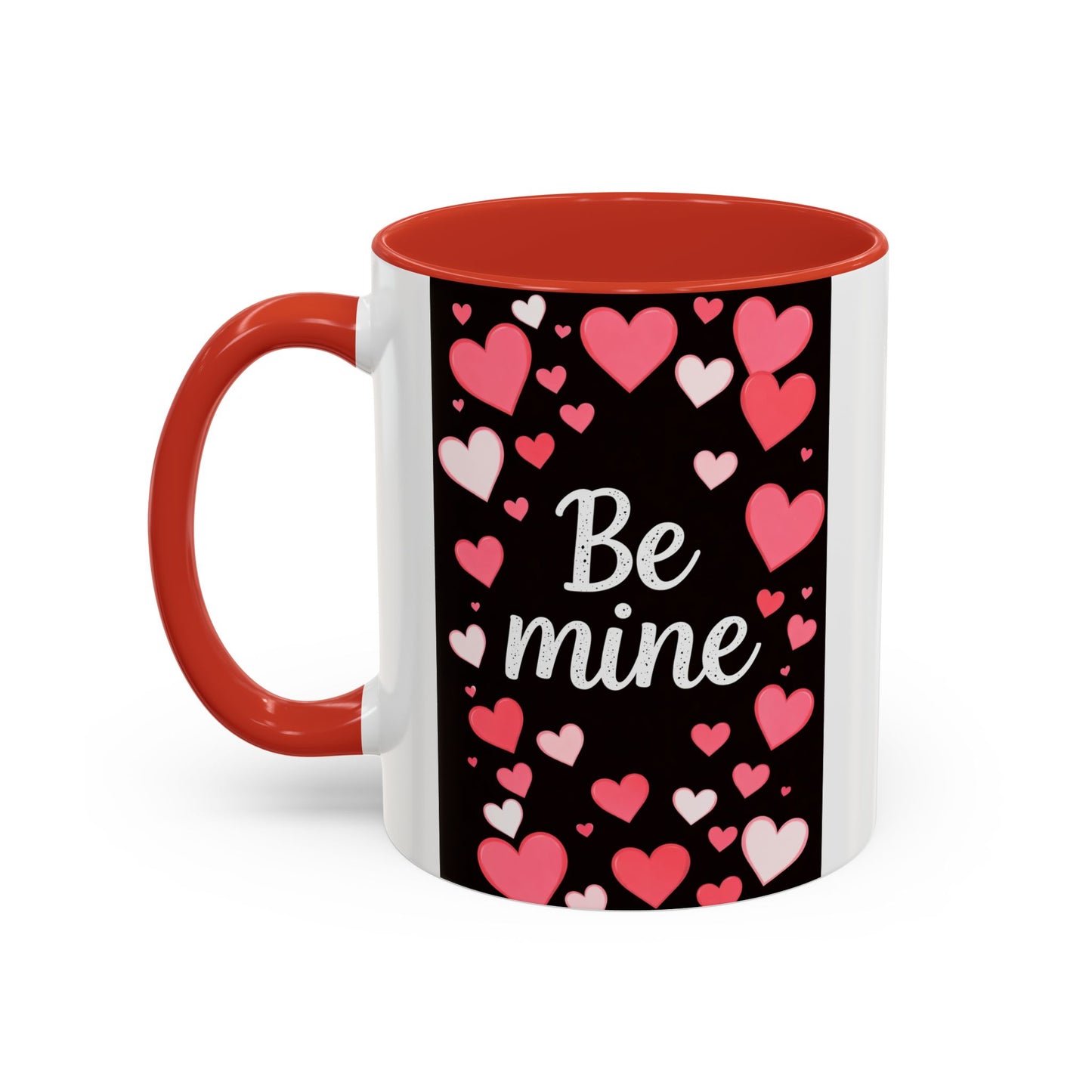 Valentine "Be Mine" Accent Coffee Mug