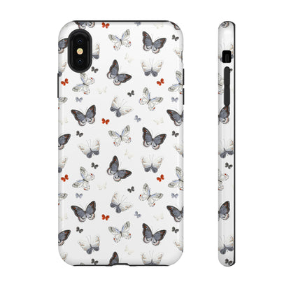 iPhone Butterfly Pattern Tough Phone Case — Protective Floral-Inspired iPhone Case