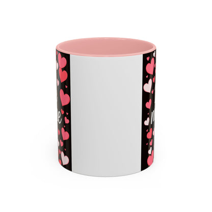 Valentine "Be Mine" Accent Coffee Mug