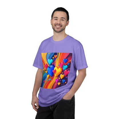 Colorful Heart Rainbow T‑Shirt