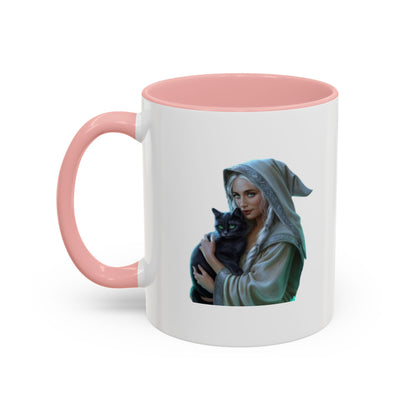 Mystical Pet Lover Mug | Unique Dog and Cat Coffee Cup | Gift for Animal Lovers, Cozy Nights, Witchy Vibes
