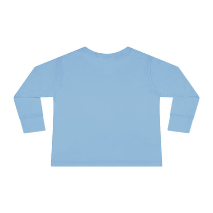 Toddler Long Sleeve Tee — Cozy Fox by Window Winter Sleepy Nursery Shirt