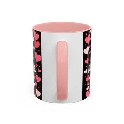 Valentine "Be Mine" Accent Coffee Mug