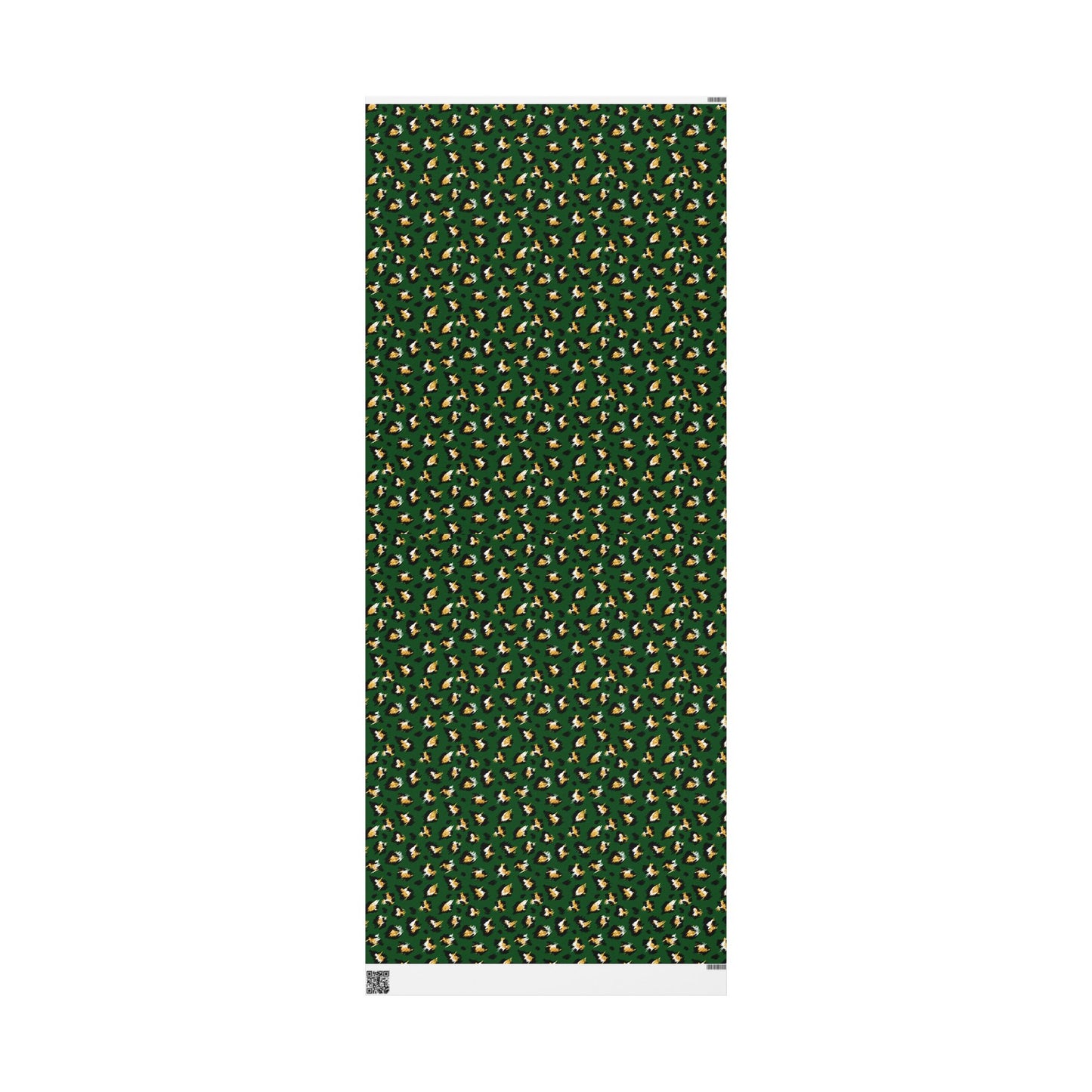 Green Leopard Print Wrapping Paper Roll – Luxe Animal Print Gift Wrap for Birthdays & Holidays
